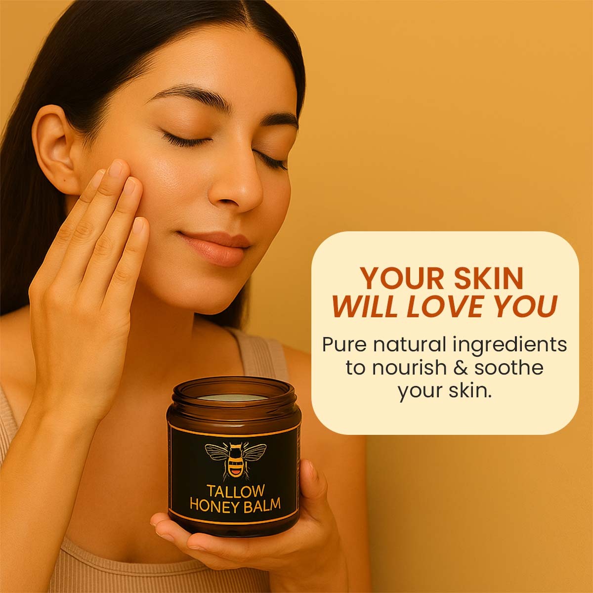 Golden Tallow – Pure Tallow Honey Balm