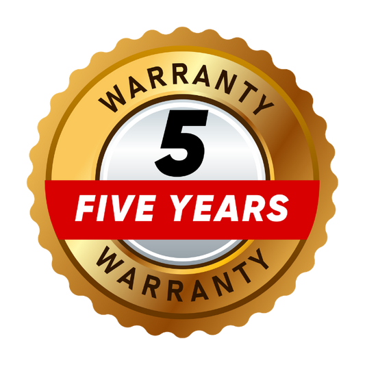 5 Year Warranty